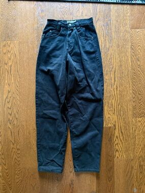 Vintage 90s Banana Republic black denim jeans size 2